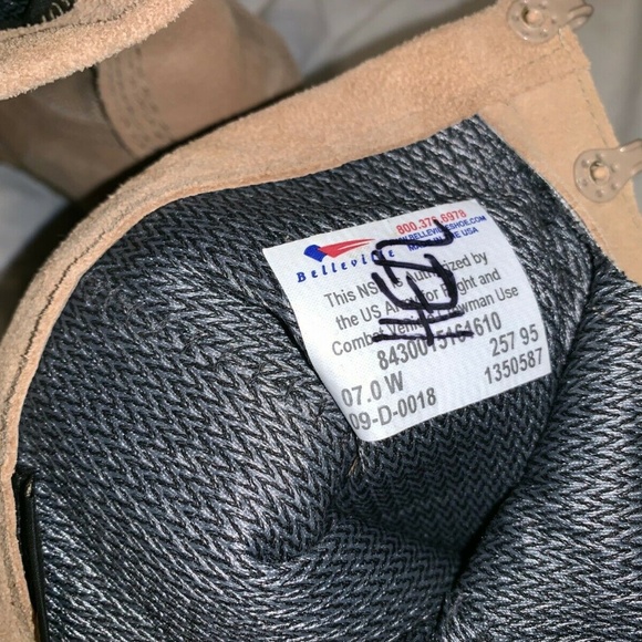 Belleville Temp WX Flight/Combat Boots 7W KD00478
